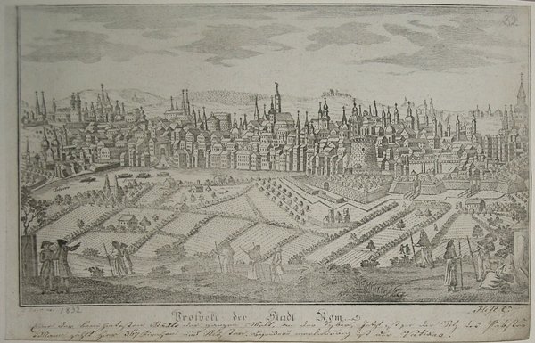 Prospect der Stadt Rom