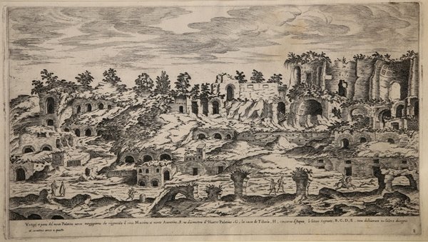 Vestigij et parte del monte Palatino verso mezzogiorno …