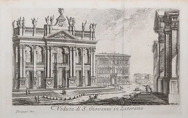 Veduta di San Giovanni in Laterano
