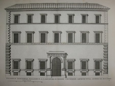 Palatium Dominorum Millionorum a S. Salvatore in regione Columnensi, Architectura …