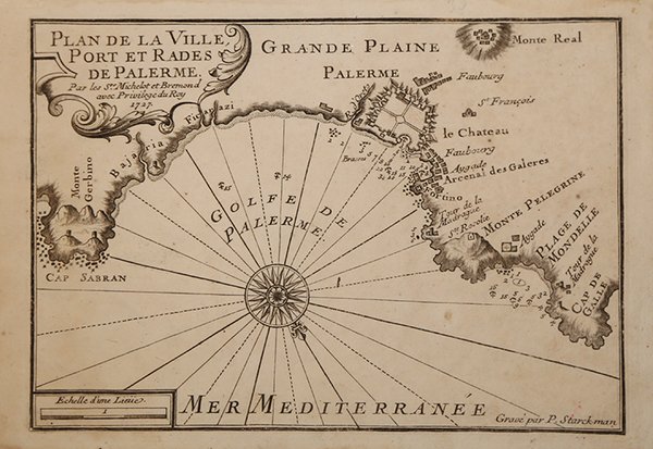 Plan de la Ville, Port et Rades de Palerme