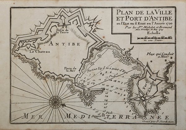 Plan de la Ville et d' Antibe en l'Etat ou …