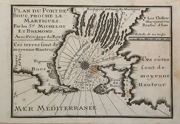 Plan du Port de Bouc, proche Le Martigues