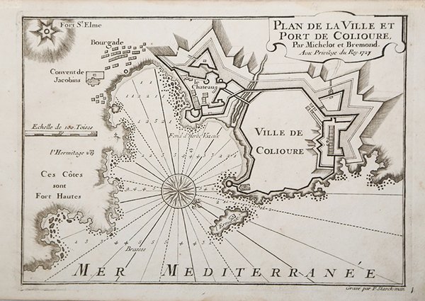 Plan de la Ville et Port de Colioure