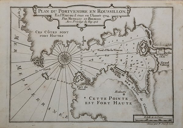 Plan du Pontvendre en Rousillon, en l'Etat on il ètoit …