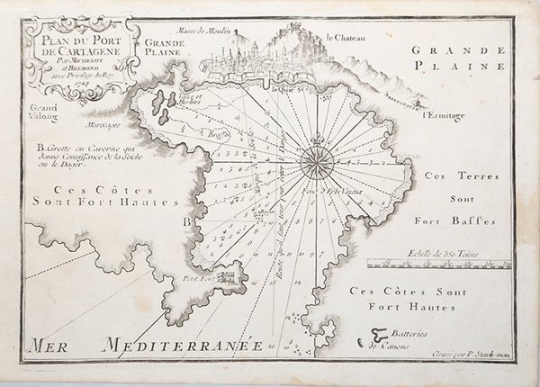 Plan du Port de Cartagene