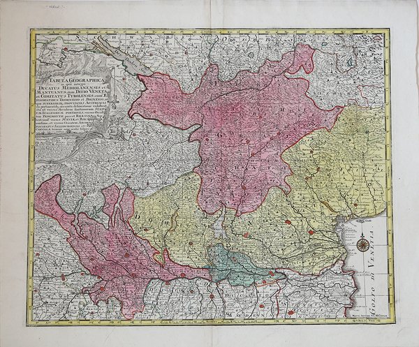 Tabula Geographica in qua integri Ducatus Mediolanensis et Mantuanus, item …