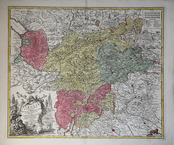 Tirolis Comitatus continens Episcop. Tridentinum et Brixiensem…
