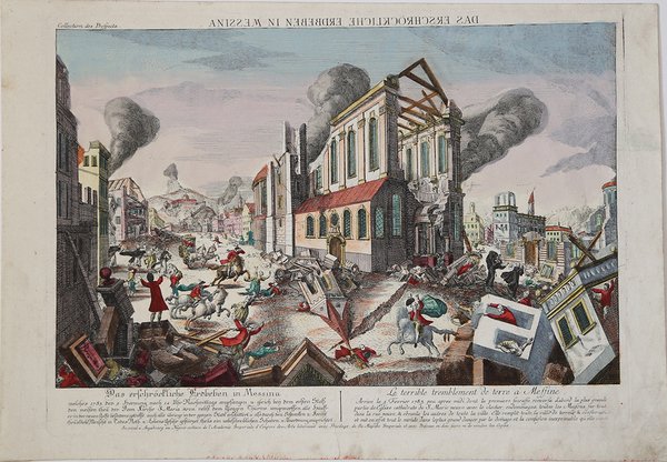 Das ….Grobeben in Messina/ Le terrible tremblement de terre a …