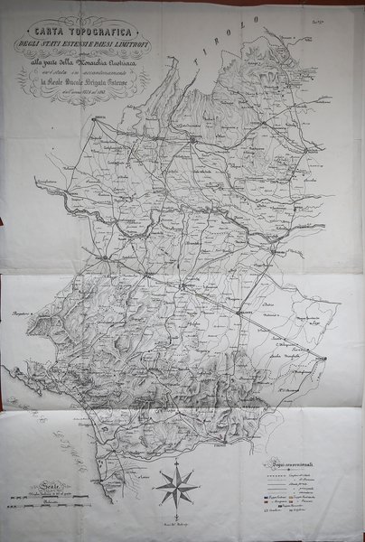 Carta Topografica degli Stati Estensi e Paesi Limitrofi estesa alla …