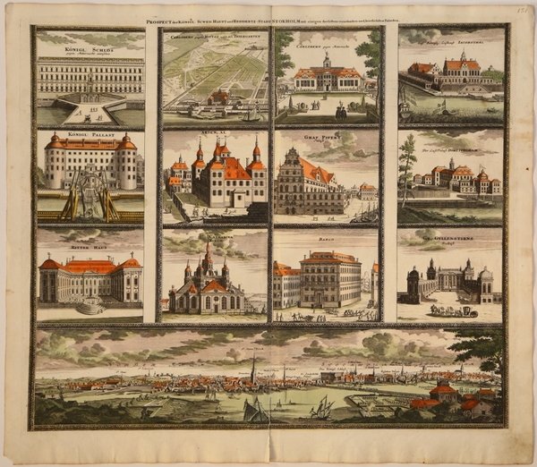 Prospect der Königl: Scwed: Haupt und Residentz-Stadt Stocholm…