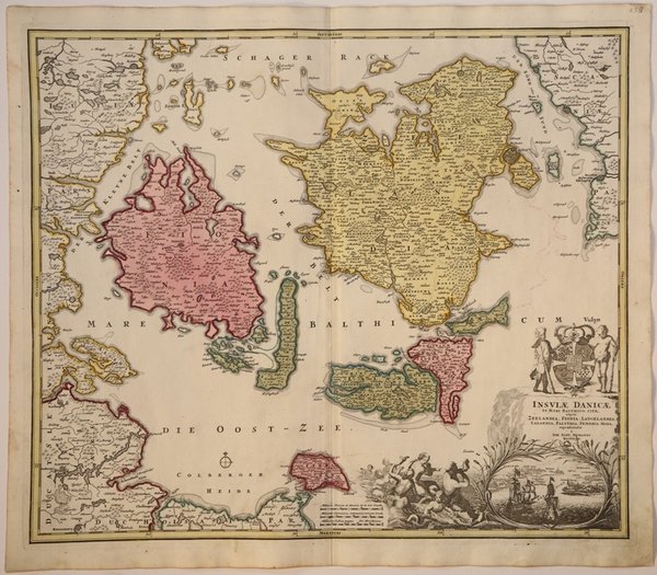 Insulae Danicae in mare Baltico sitae utpote Zeelandia, Fionia, Langelandia, …