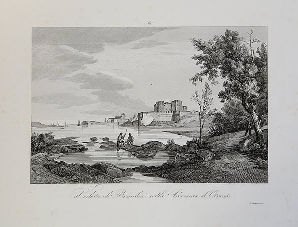 Veduta di Brindisi nella Provincia di Otranto