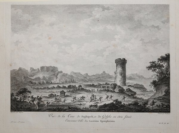 Vue de la Tour de Pagliapoli, e du Golphe ou …