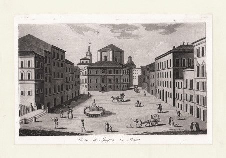Piazza di Spagna in Roma