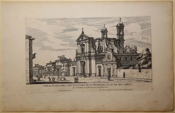 Chiesa di S. Giacomo con l'hospedale de gl' Incurabili su' …