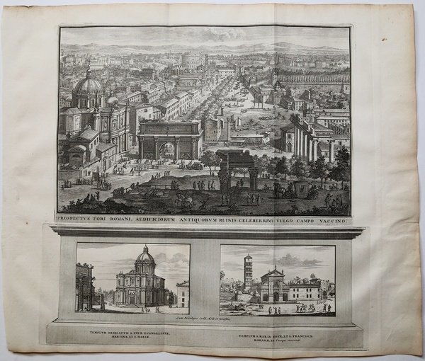 Prospectus Fori Romani, aedifiorum antiquorum ruinis celeberrimi: vulgo