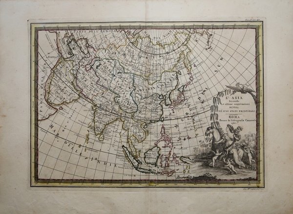 L'Asia secondo le ultime osservazioni divisa ne' suoi stai principali