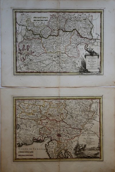 La parte meridionale & settentrionale del Circolo dell'Austria delineata sulle …