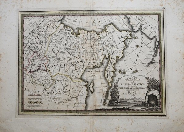 La parte orientale della Russia Asiatica delineata sulle ultime osservazioni