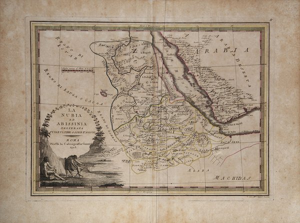La Nubia ed Abissinia delienata sulle ultime osservazioni