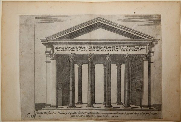 Iunonis Templum sive Mercurij ut quidam scripserunt, incendio consumptum, et …