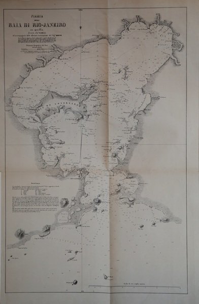 Pianta della Baia di Rio-Janeiro su quella Levata dal Barral …