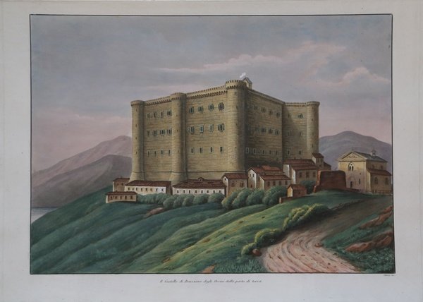 Il Castello di Bracciano degli Orsini dalla parte di terra