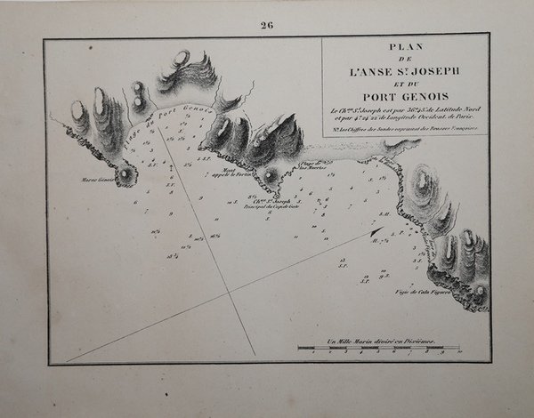 Plan de l'anse St. Joseph et du Port Genois