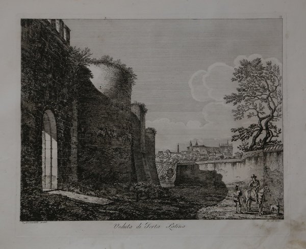 Veduta di Porta Latina