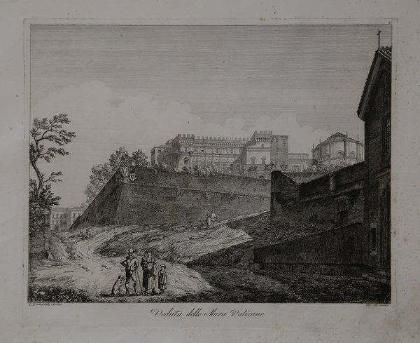 Veduta delle Mura Vaticane