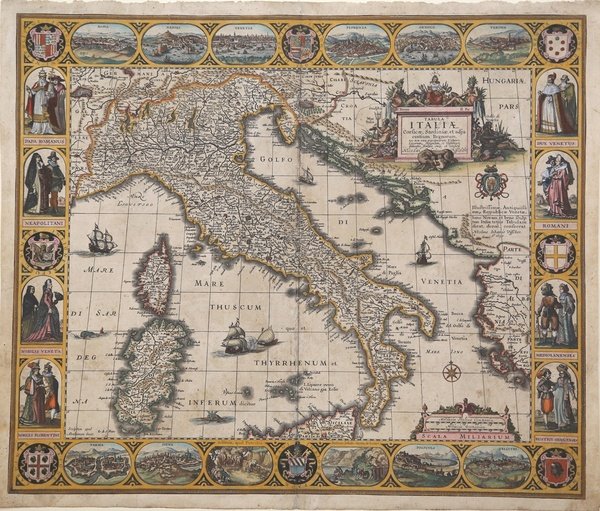 Tabula Italiae, Corsicae, Sardiniae et adjacentium Regnorum