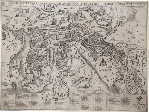 Antiquissimus Vulterrae Regiae Olim Thuscorum Urbis Typus Ex Monumentis Et … | Immagine Gallery 1