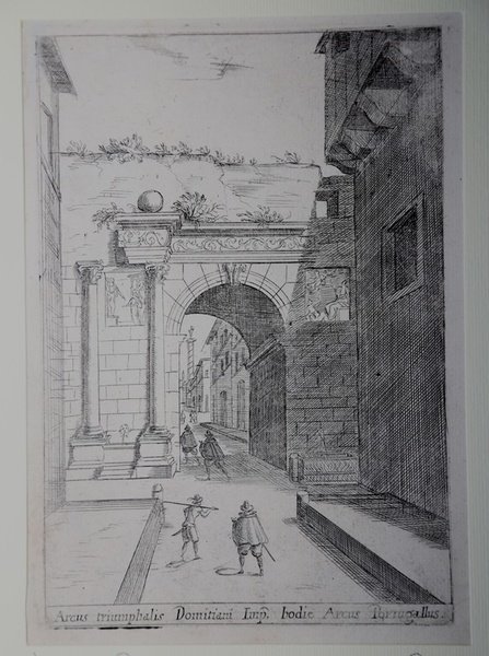 Arcus triumphalis Domitiani Imp. Hodie Arcus Portugallus