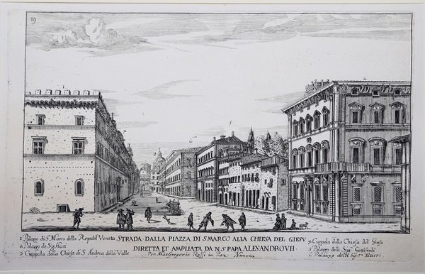 Strada dalla piazza di Smarco alla Chiesa del Giesu…