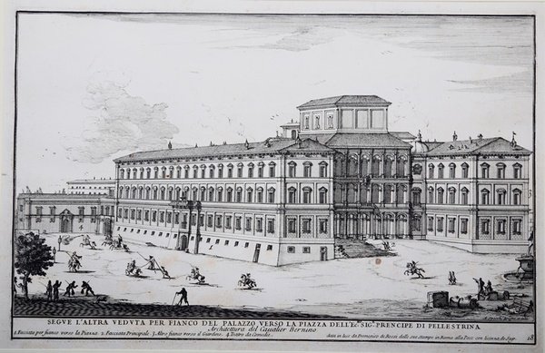 Segue l'altra veduta per fianco del palazzo verso la piazza …