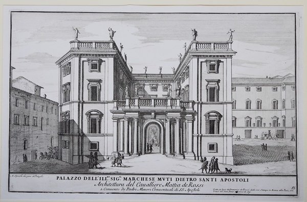 Palazzo dell'Ill.mo Sig.r Marchese Muti dietro Santi Apostoli | Immagine principale