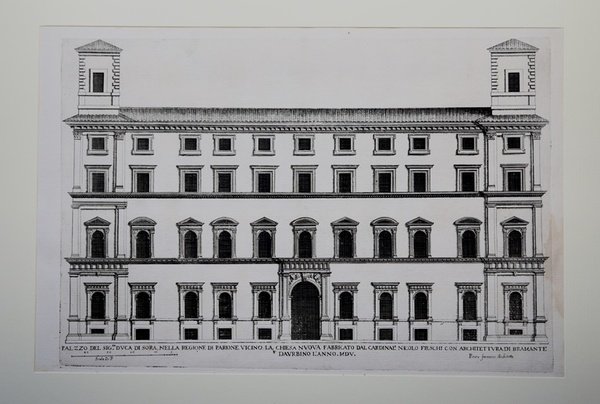 Palzzo del sig.re duca di Sora, nella regione di Parione …