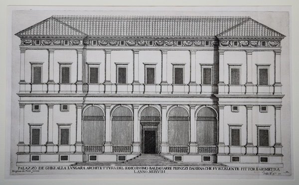 Palazzo de Ghigi alla Lungara architettura del famosissimo Baldassarre Peruzzi …