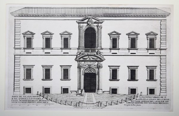 Parte del palazzo pontificio del Quirinale fatto dalla felice memoria … | Immagine principale