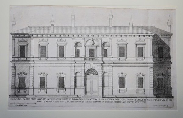 Disegno del Palazzo della Vigna Giulia posto fuori porta del …