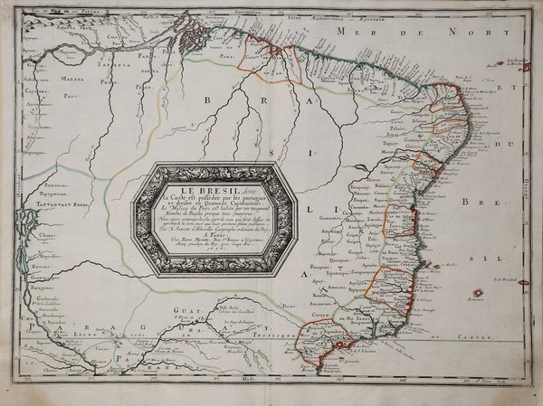 Le Bresil, dont le Coste est possedée par les portugais …