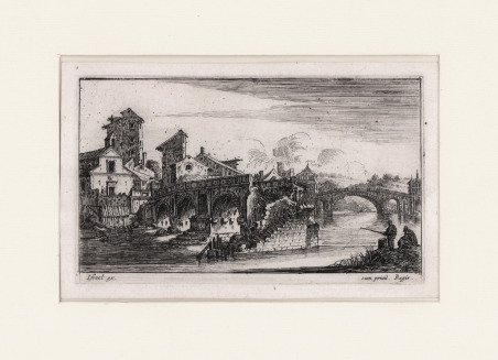 (Veduta del ponte Santa Maria oggi Ponte Rotto)