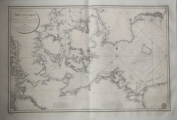 Carte réduite de la Mer Baltique 1.ére feuille Contenant les …