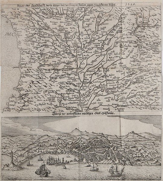 Regio oder Landschaft, darin jetziger Zeit der Krieg in Italiengegen …