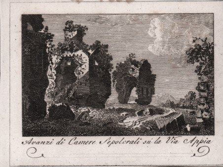 Avanzi di Camere Sepolcrali su la Via Appia