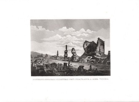 Monumenti sepolcrali dell'attuali scavi sulla via Appia a Roma Vecchia