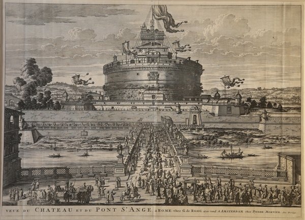 Veue du Chateau et du Pont st. Ange a Rome
