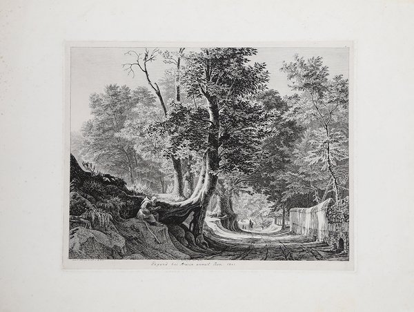 Gegend bei Ariccia unweit Rom 1841