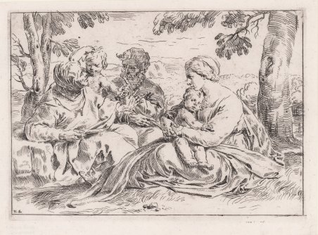 Sacra Famiglia con S. Elisabetta e S. Giovannino